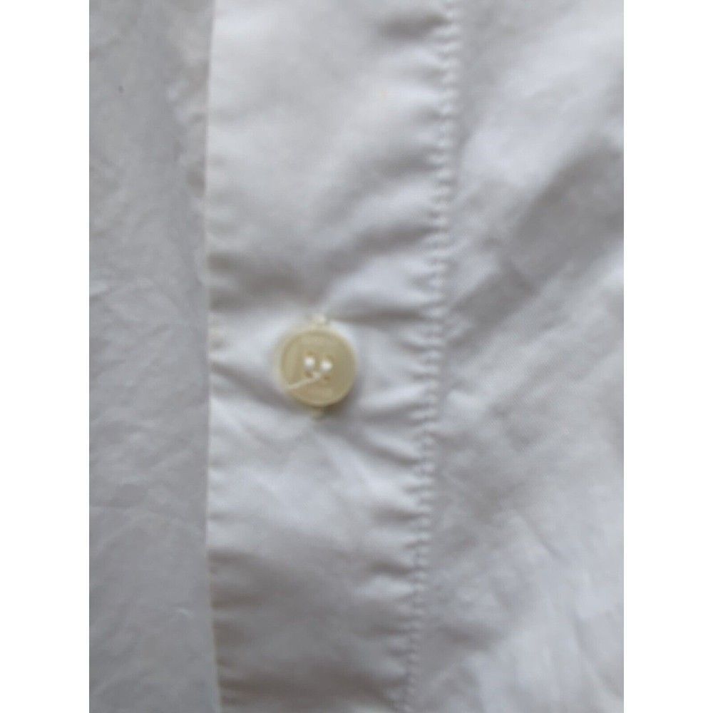 Pavi Shirt Made in Italy LG White Blue Embroidered Button Gigolo shirt - Picture 8 of 15